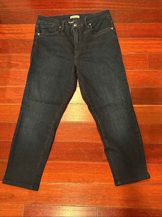 Good American Denim - Good American Dark Navy Women’s Size 10 | 30 R Good Legs Straight Blue Jeans